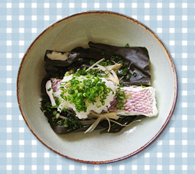 鯛の酒蒸し