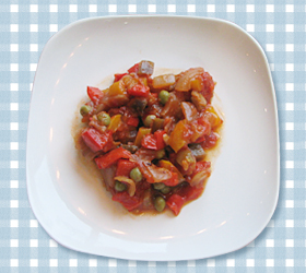 カポナータ(夏野菜のトマト煮)